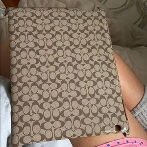 A coach iPad case